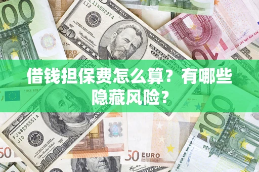 济南借钱担保费怎么算？有哪些隐藏风险？
