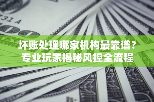 济南坏账处理哪家机构最靠谱？专业玩家揭秘风控全流程